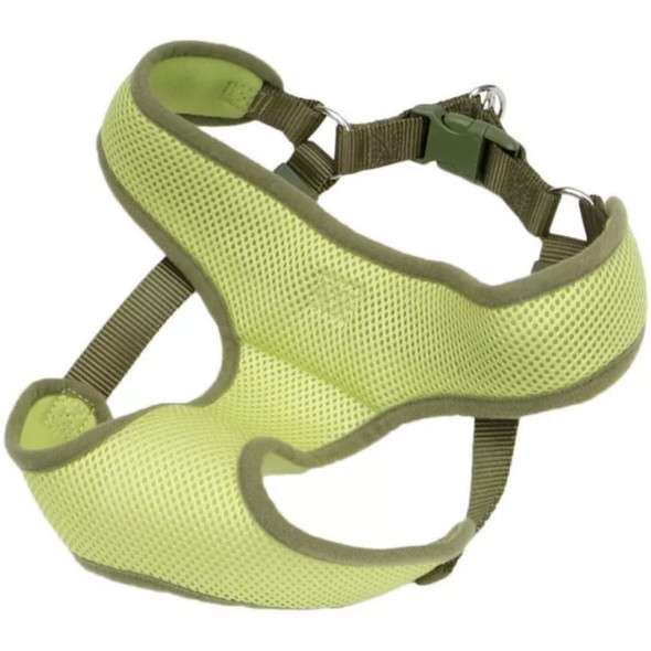 Coastal Pet Comfort Soft Nylon Adjusable Harness - Lime - Small (Girth Size 19"-23")