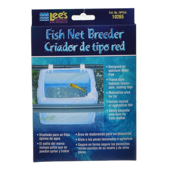 Lees Fish Net Breeder - 6.75"L x 4.75"W x 5.25"H