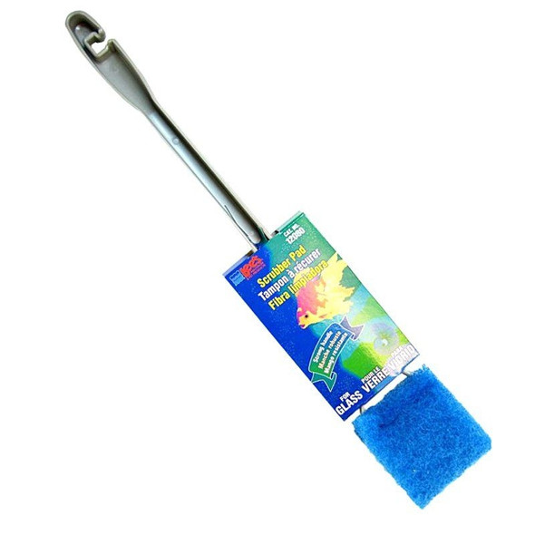Lees Glass Scrubber with Long Handle - Glass Scrubber with 9" Long Handle