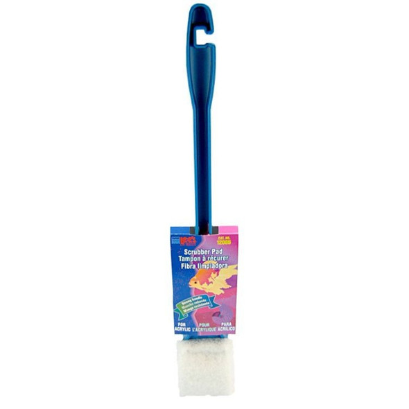 Lees Glass or Acrylic Scrubber with Long Handle - Scrubber with 11" Long Handle