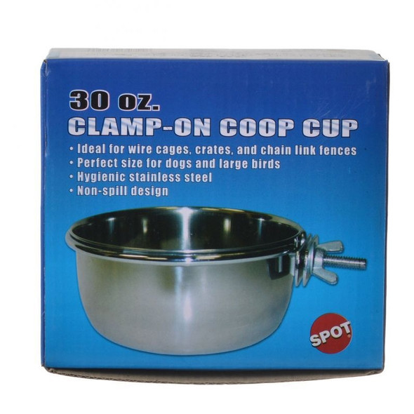 Spot Stainless Steel Coop Cup with Bolt Clamp - 30 oz