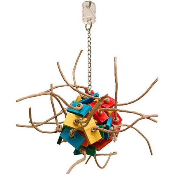 Zoo-Max Fire Ball Bird Toy - Small 12in.L x 9in.W