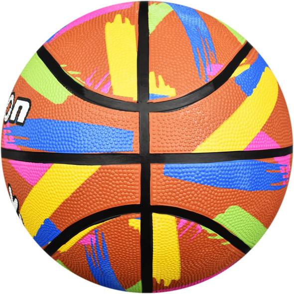 Senston 29.5'' Basketball Outdoor/Indoor Basketball Ball Official Size 7 Street Basketballs with Pump - Brown