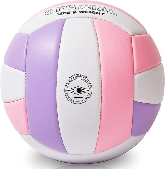Volleyball for Indoor Outdoor Beach, Size 5 Training Volleyball for Beginner Teenager Adult…