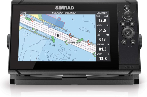 9-9-inch GPS Chartplotter with 83/200 Transducer, Preloaded C-MAP US Coastal Maps