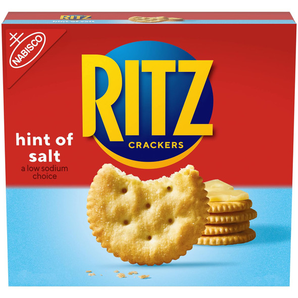 RITZ Hint of Salt Crackers, 13.7 oz (pack of 12)