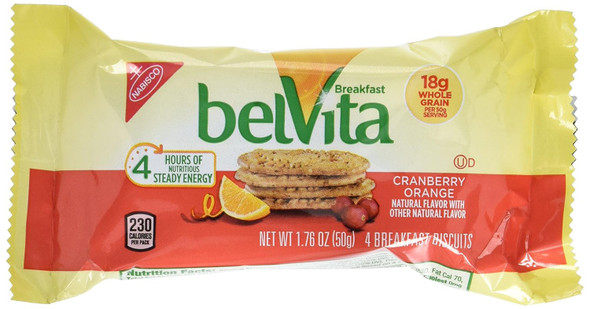 Belvita Cookies Cranberry Orange, 1.76 Oz -- 30 per case.(pack of 6)