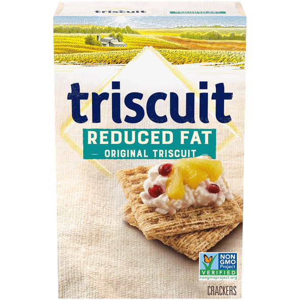 Triscuit Reduced Fat Whole Grain Wheat Crackers, 7.5 oz (Pack of 6)