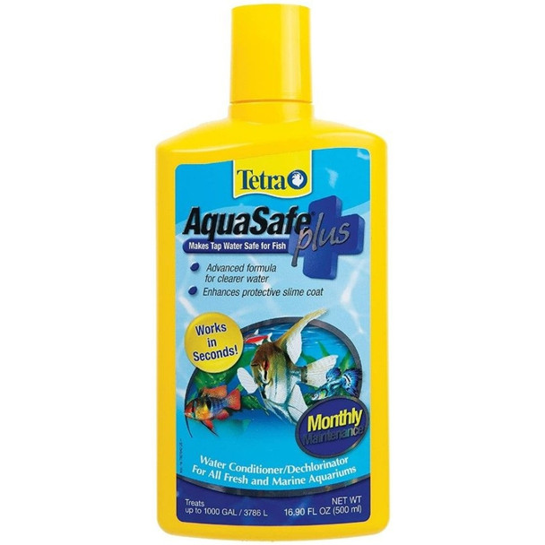 Tetra AquaSafe Plus Tap Water Conditioner - 16.9 oz