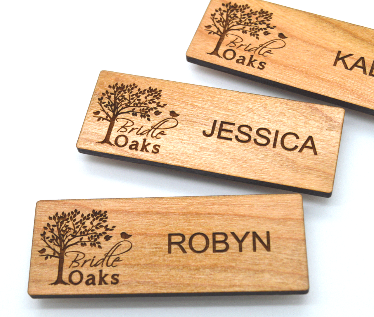 Custom Magnetic Name Badges - Laser Engraved Magnetic Name Tags