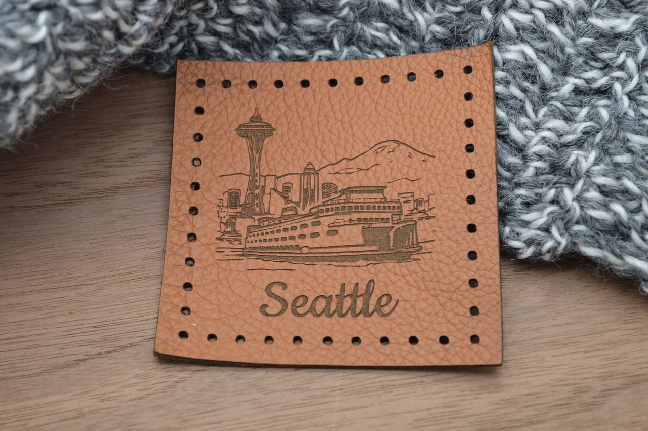 Custom Leather Patches - Laser Engraved Leather Labels for Jackets