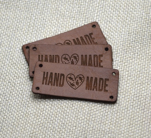 Cork Fabric Labels 0.75 x 2 inches, sold in sets of 25 - allthiswood