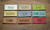 50 Laser engraved leather labels 1x2 inches - made from real leather