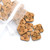 Custom Solid Wood labels 0.85 x 0.85 inches, sold in sets of 25 - Use our Designer tool