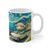 Ceramic Mug 11oz, Printed on both sides - Amalfi Coast Drive