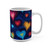 Valentines Hearts V Ceramic Mug 15oz