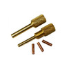 Includes Collets for .040" (1.0mm), 1/16" (1.6mm) & 3/32 (2.4mm). Tungsten