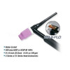 CK5112VSF CK5125VSF 500 A Tig Torch w/ Gas Valve 12.5' or 25' SuperFlex Cables