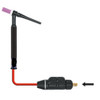 17F-12RFT A-150 Style Flex Tig Torch 150 A 12.5' Cable w/ Flow Thru Dinse 25