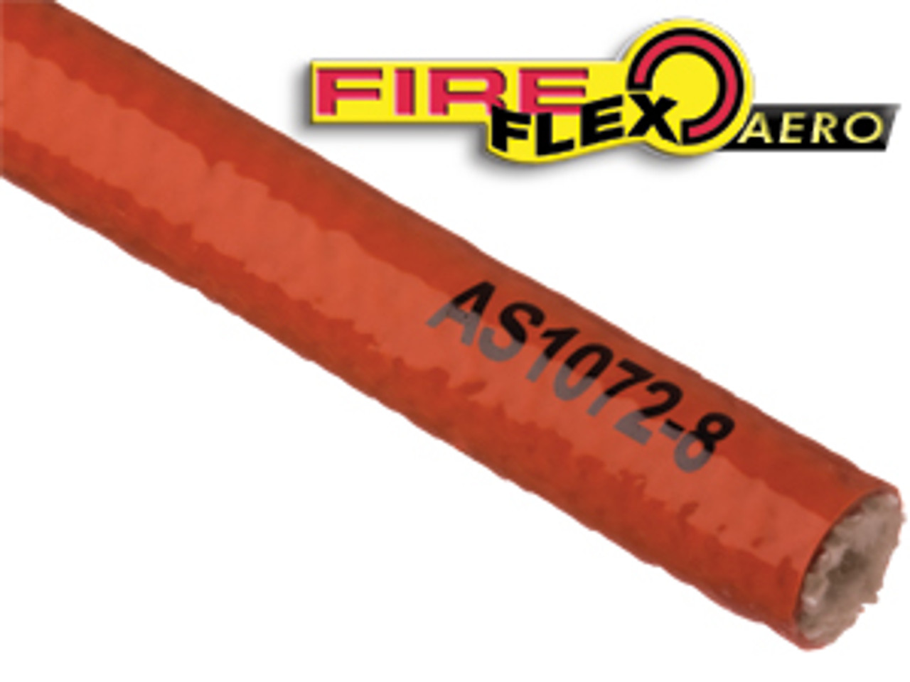 Fire Sleeve 1.5" Aero Fiberglass Sleeve FIA1.50 1.5" id. x 25' Roll