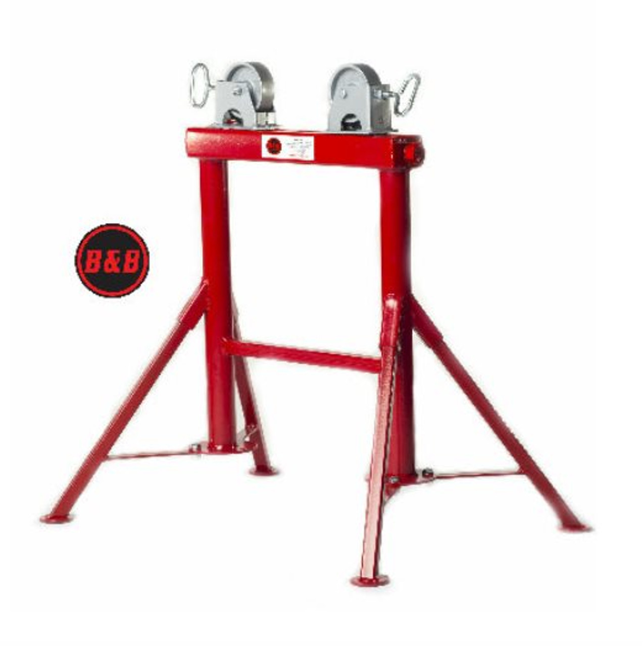 4300 B&B Series Pipe Roller Stand 32" H. 1/2"- 36" Pipe 2500 lbs. cap.