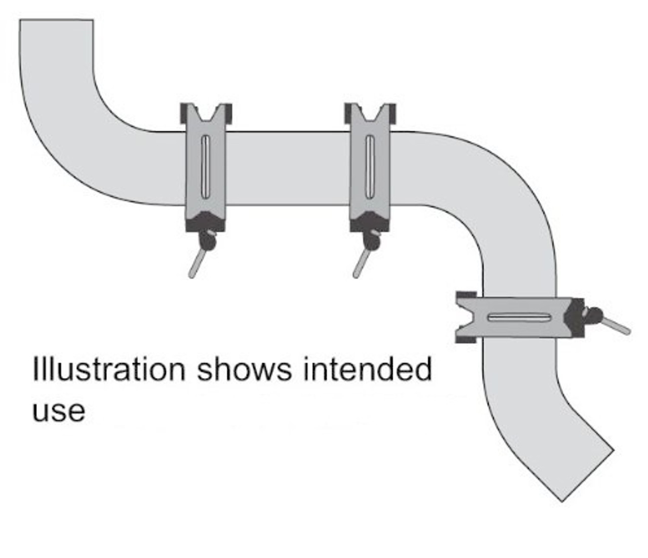 Tack Weld Clamp Sanitary Tube 3/4" - 1.50"