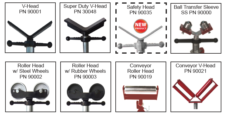 Roller Head for SFE Sumner B&B Stands 90002 90003 90005