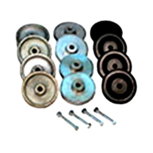 3502 3503 3508 Giant Jack Wheels Steel Rubber Stainless