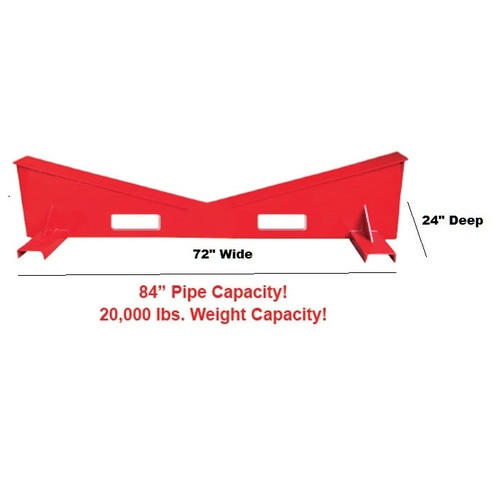 3816 Mega V Block Large 2"- 84" Pipe 20,000 lb. Cap.