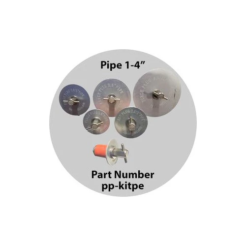 PIPE / Outlet Purge Plug Kit
Sizes Included:
1.0", 1-1/2", 2.0", 2-1/2", 3.0" & 4.0"