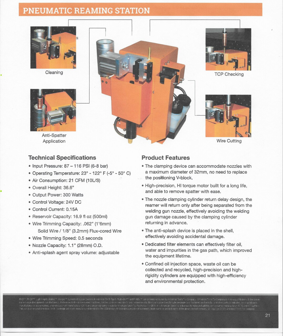 SC220A Torch Cleaning Station American Torch Tip