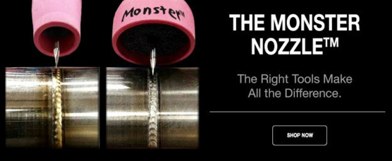 Monster 12™ TIG Nozzle Kit  MN12-2-116D for 9, 20 Series TIG Torches