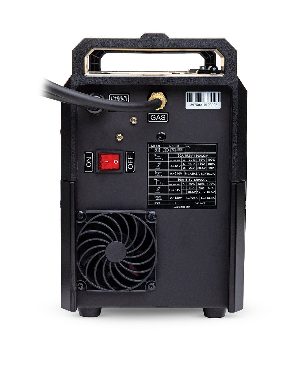 MIG 180 Welder with Spool Gun Eastwood