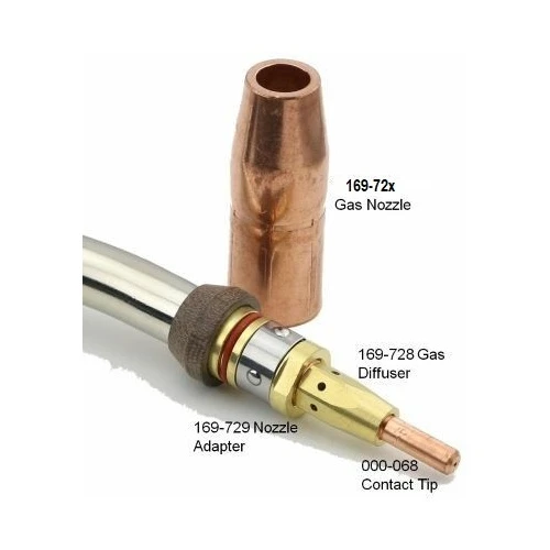 169724 169725 169726 169727 Miller Masterweld Gas Nozzle