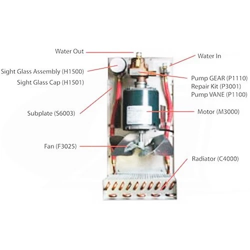 R1200V Dynaflux Water Cooler 10 Gallon 15,000 BTU