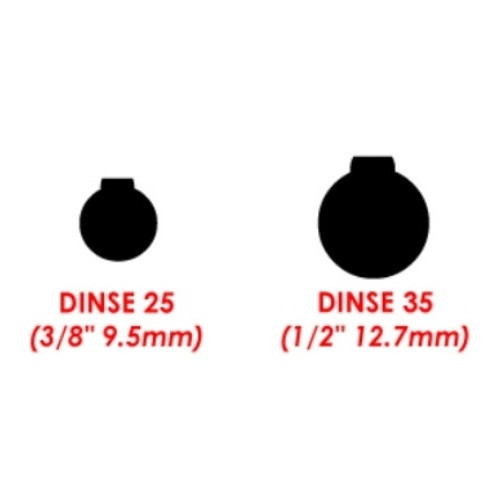 CK SL2-35 SL5-35 SL8-35 1/2" Dinse Safe-Loc w/ Gas Hose