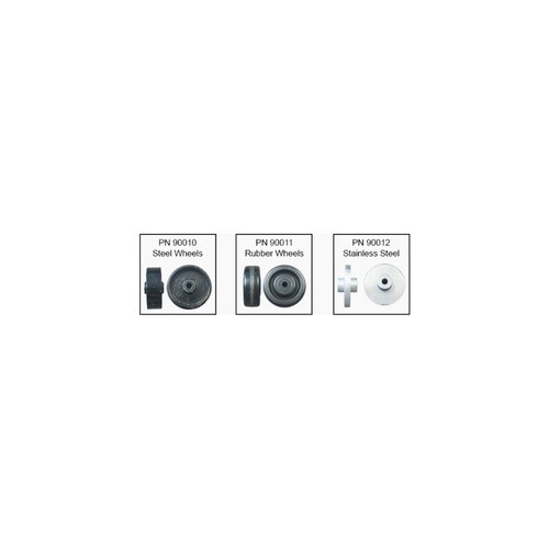 Select Steel - Stainless or Rubber Wheels 
Fit Standard BB Jack Stand Sold Each