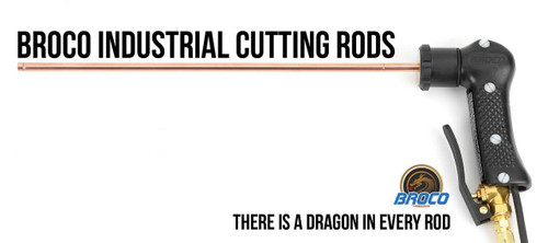 BROCO Cutting Rods Exothermic Prime Cut 1/4"- 1/2" Top Side