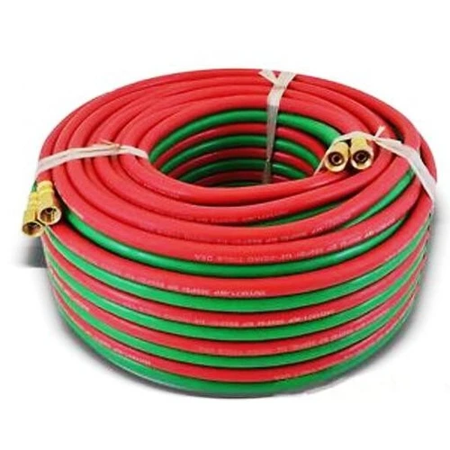 Welding Hose Grade T 1/4" x 100' BB Fittings HTDT14100BB