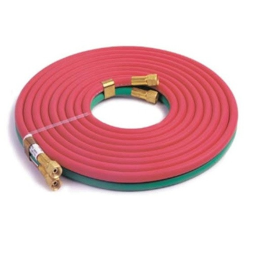 Welding Hose Grade T 1/4" x 25' BB Fittings HTDT1425BB