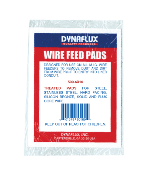 Wire Feed Cleaning Pads Dynaflux 500-6x10 Treated 60 Pc.