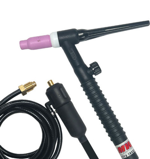 17V-12RQ A-150 Style Tig Torch 150 A w/Gas Valve 12.5'