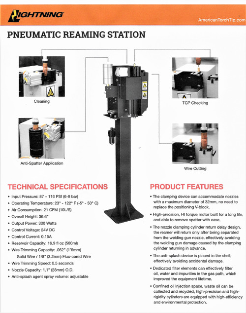 SC220A Robotic Torch Cleaning Station American Torch Tip