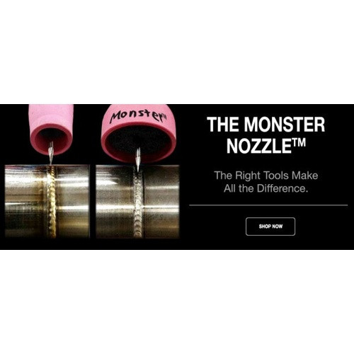 Monster Tig Nozzle Kit 3/32" MN12, MN14, MN16, MN24