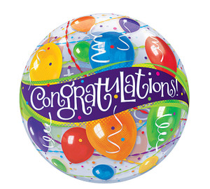 Bubble Balloon Congrats Bouquet