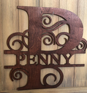 Monogram Door Hanger small