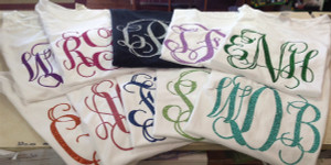 Monogrammed tanks