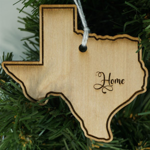 State Ornament Texas Home