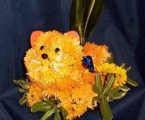 Flower Power Kitty flower creation