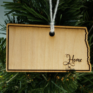 State Ornament North Dakota Home
